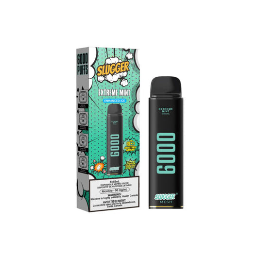 50MG EXTREME MINT - SLUGGER DISPOSABLE 6000 PUFFS