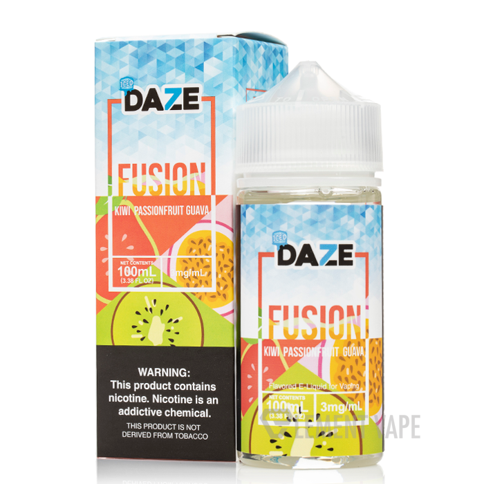 KIWI PASSION FRUIT GUAVA ICE 100ML - DAZE FUSION SERIES
