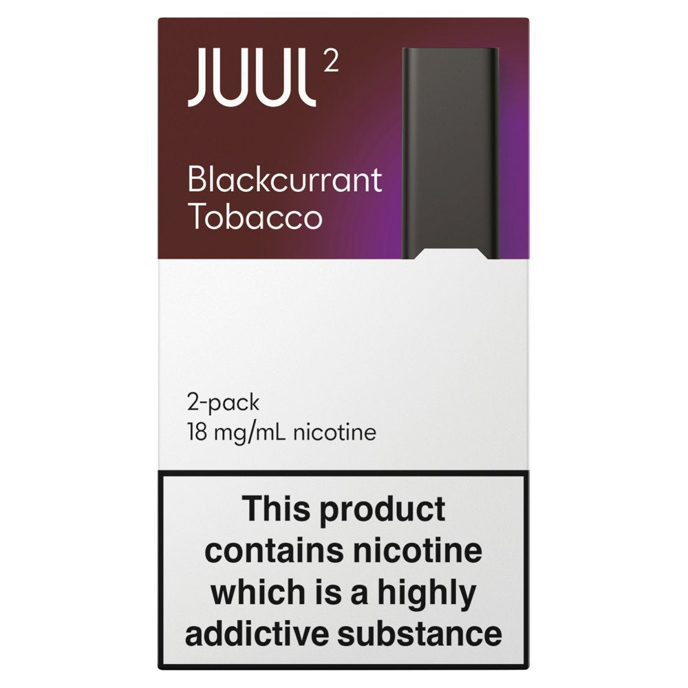 BLACKCURRANT TOBACCO 18MG - JUUL 2 REPLACEMENT PODS