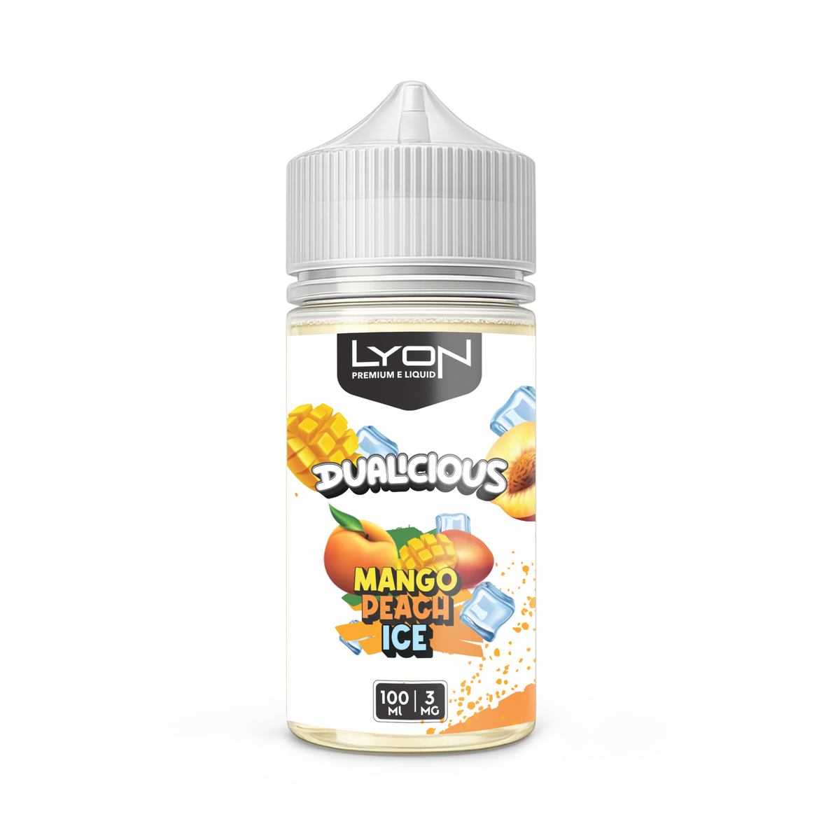 MANGO PEACH ICE 100ML - LYON DUALICIOUS SERIES