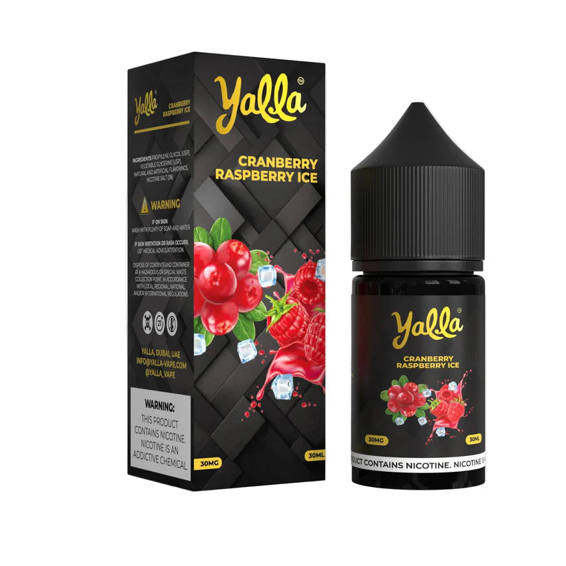 CRANBERRY RASPBERRY ICE 30ML - YALLA FUSION SERIES