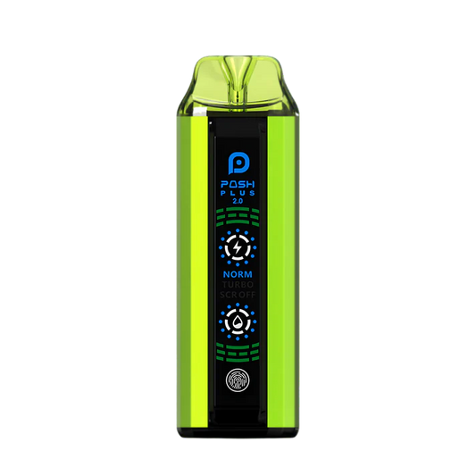 CRUSHED KIWI BERRY ICE 50MG - POSH PLUS 2.0 DISPOSABLE 20000 PUFFS 50MG