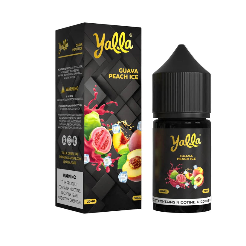 GUAVA PEACH ICE 30ML - YALLA FUSION SERIES