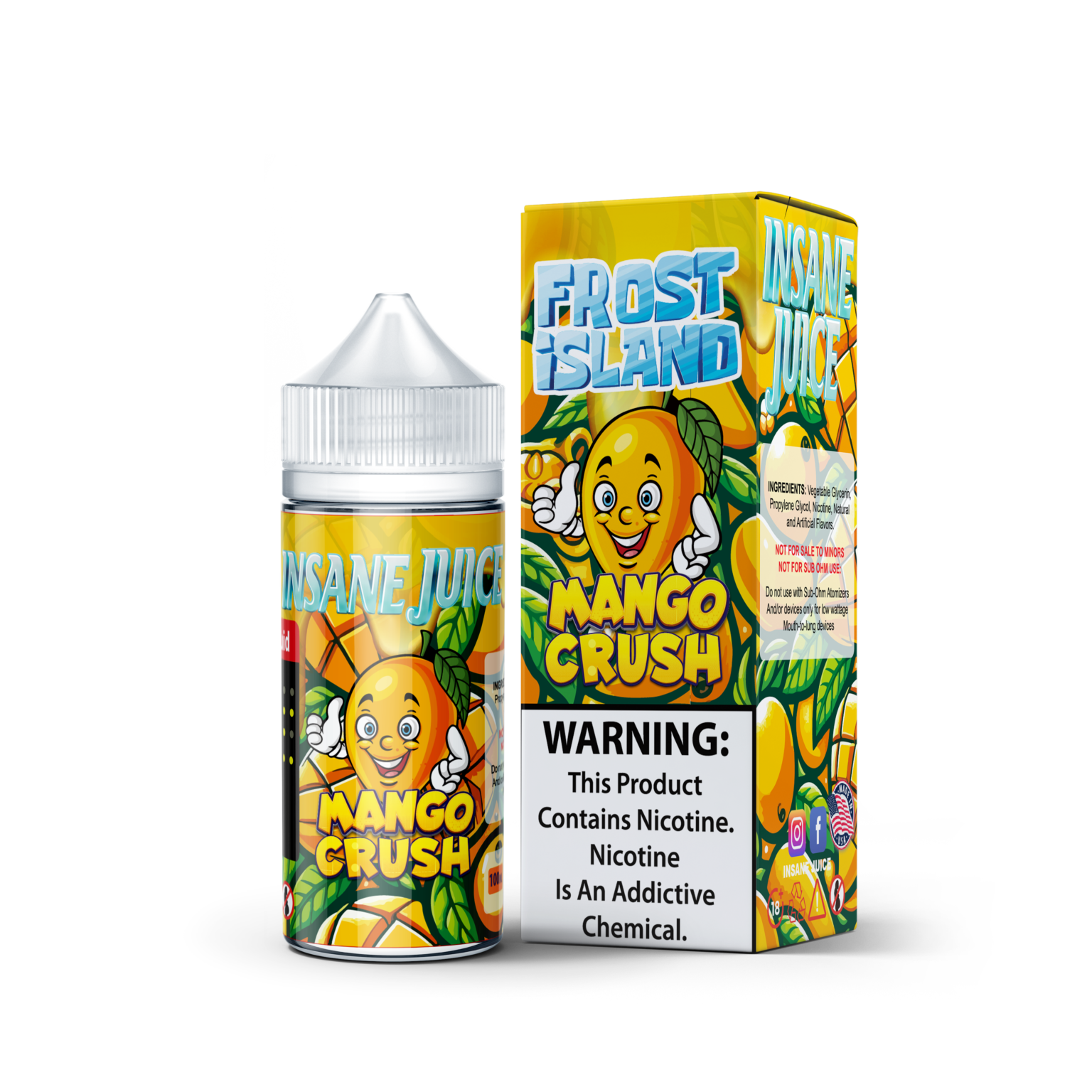 MANGO CRUSH 100ML - INSANE JUICE
