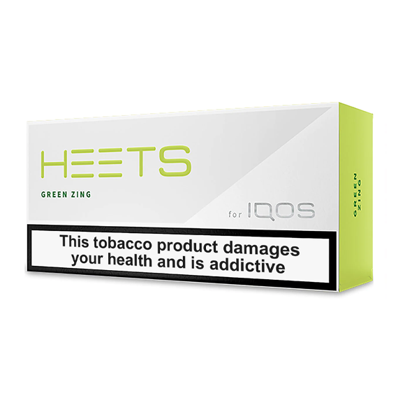 GREEN ZING 10PC CARTON - IQOS HEETS
