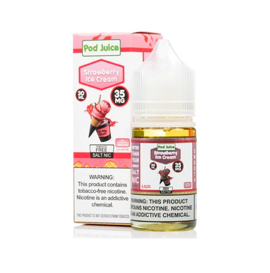 POD JUICE SALT – STRAWBERRY ICE CREAM 35MG