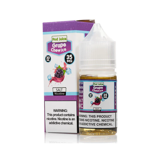 POD JUICE SALT – GRAPE CHEW FREEZE 30ML 35MG