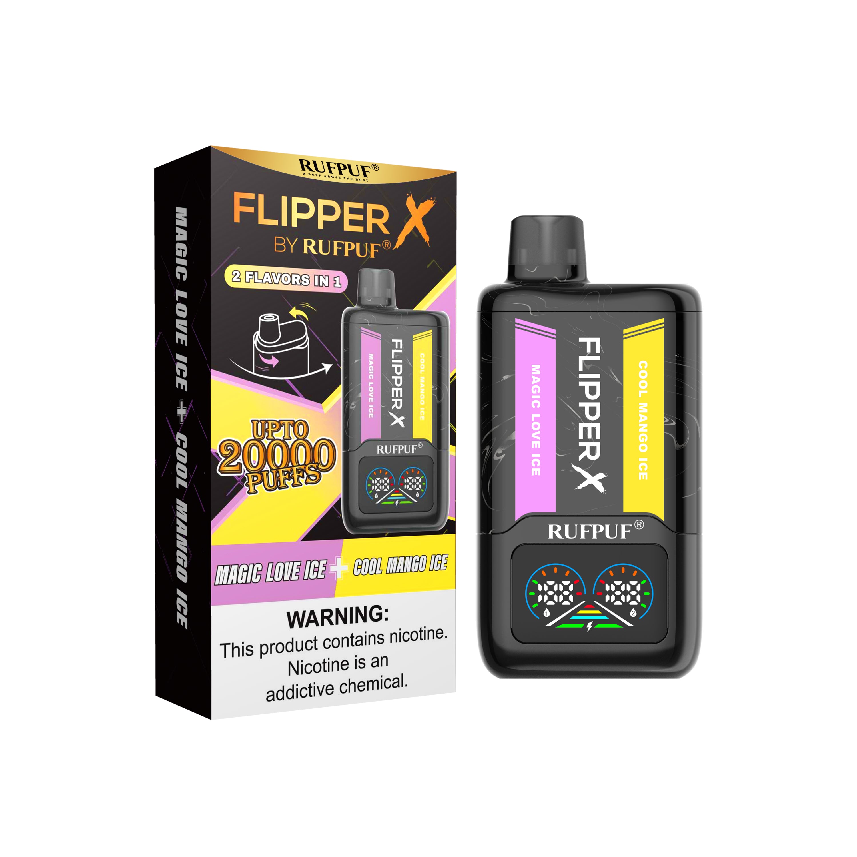 MAGIC LOVE + COOL MANGO - FLIPPER X DISPOSABLE 20K PUFFS