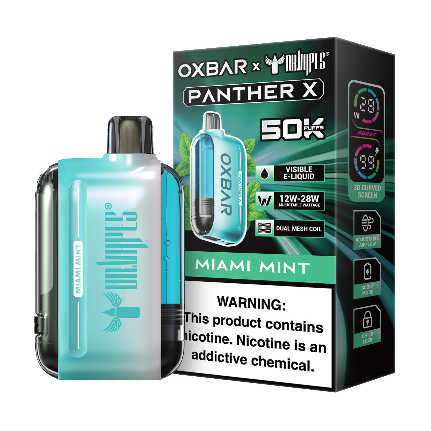 OXBAR PANTHER X DISPOSABLE 50K PUFFS