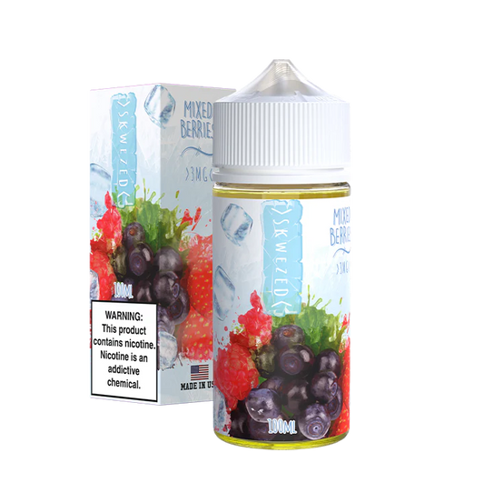 MIXED BERRIES ICE 100ML - SKWEZED ICED