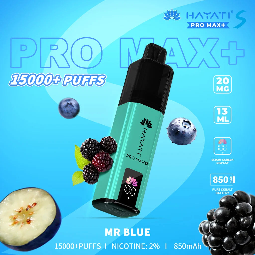 HAYATI PRO MAX + S 20MG DISPOSABLE 15K PUFFS