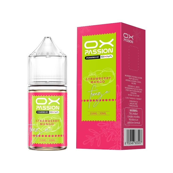 STRAWBERRY MANGO ICE 30ML - OX PASSION SALT BY OXVA