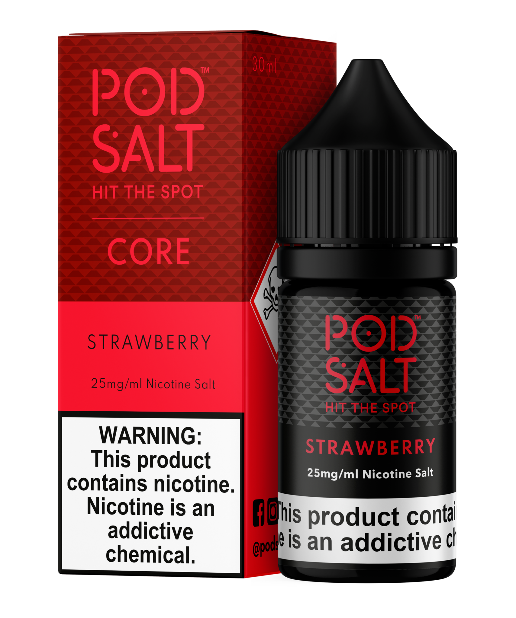 STRAWBERRY 30ML - POD SALT CORE