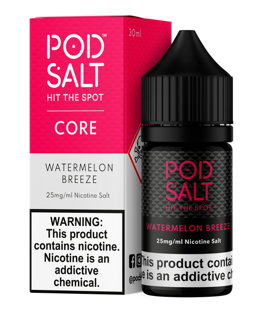 WATERMELON BREEZE 30ML - POD SALT CORE