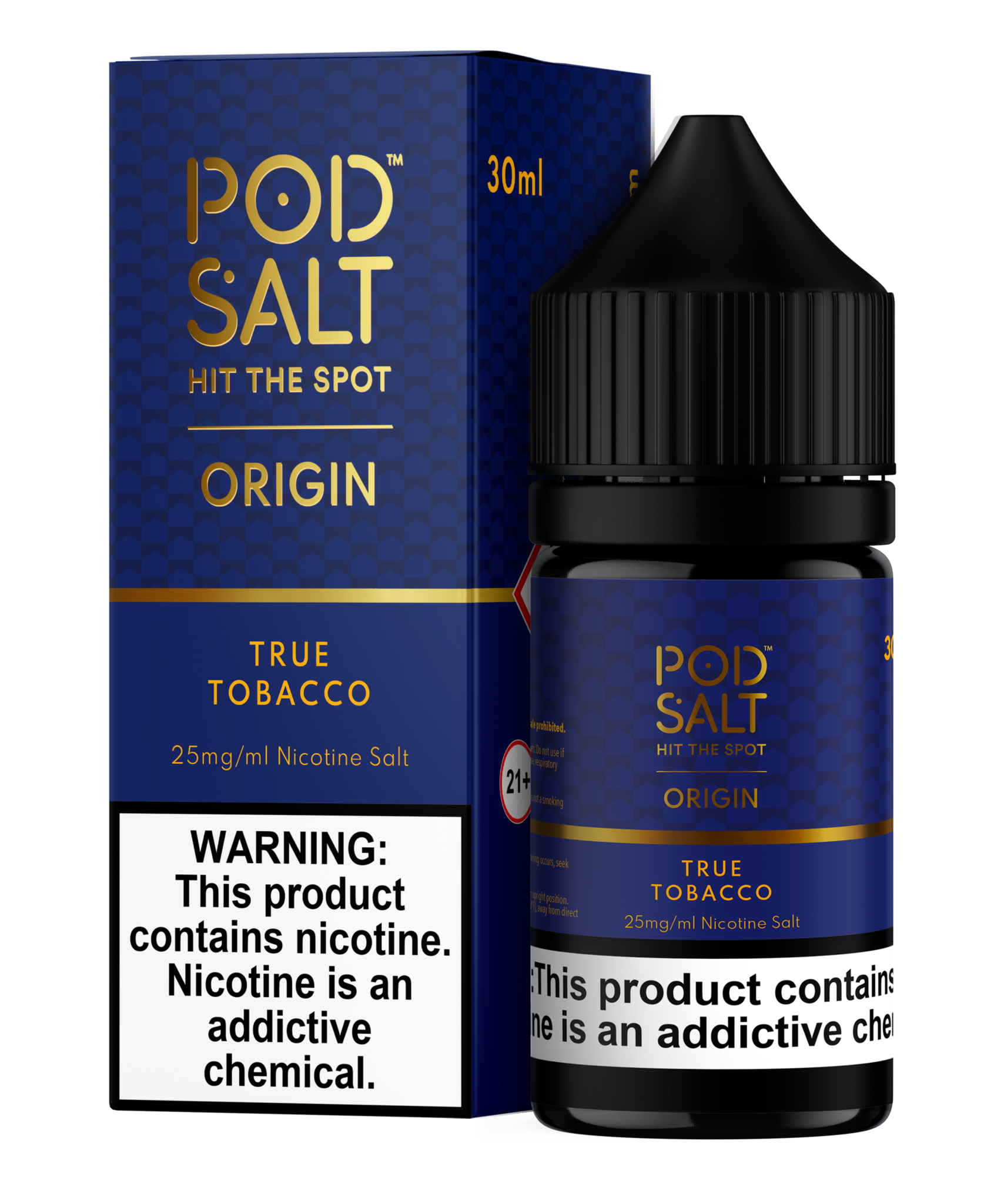 TRUE TOBACCO 30ML - POD SALT ORIGIN