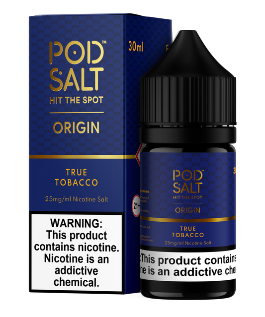 TRUE TOBACCO 30ML - POD SALT ORIGIN