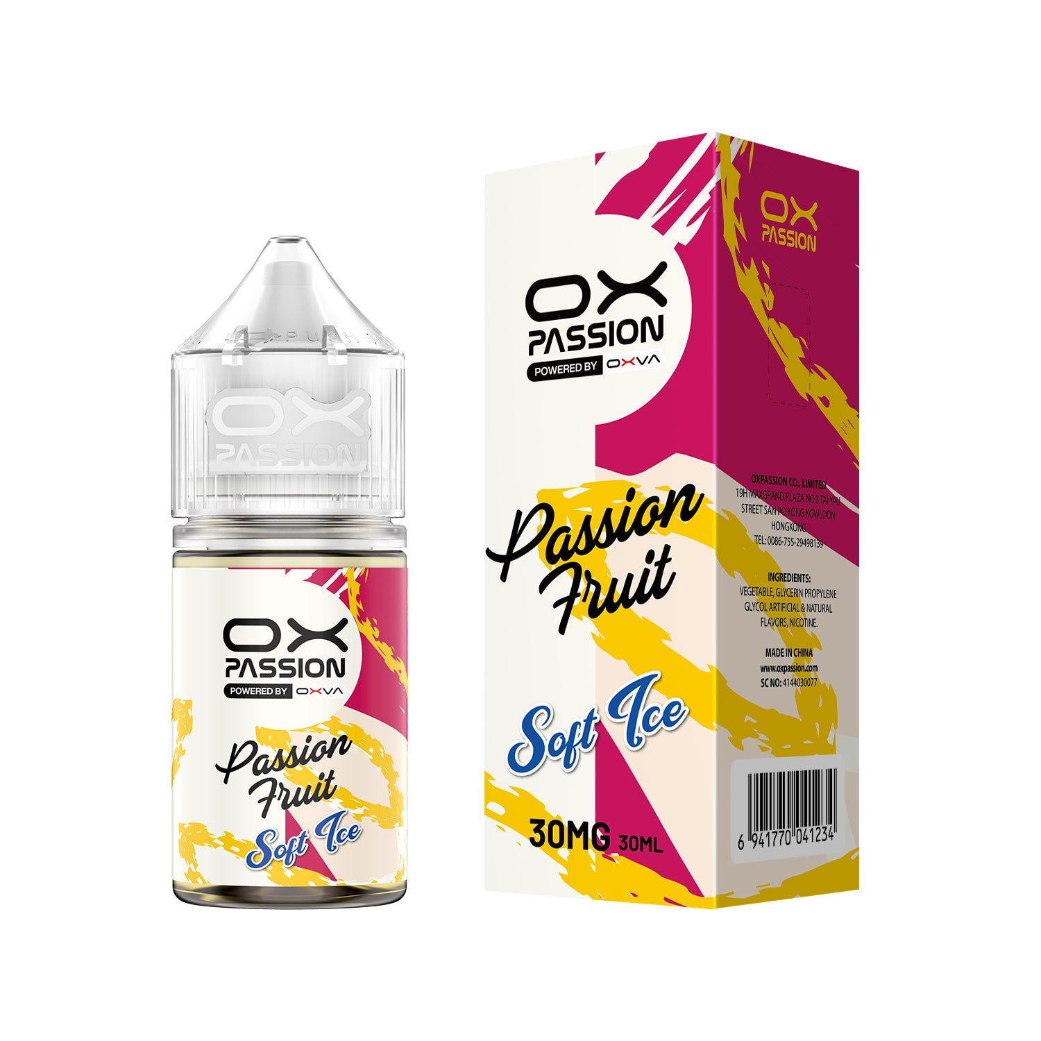 PASSIONFRUIT ICE 30ML - OX PASSION SALT BY OXVA