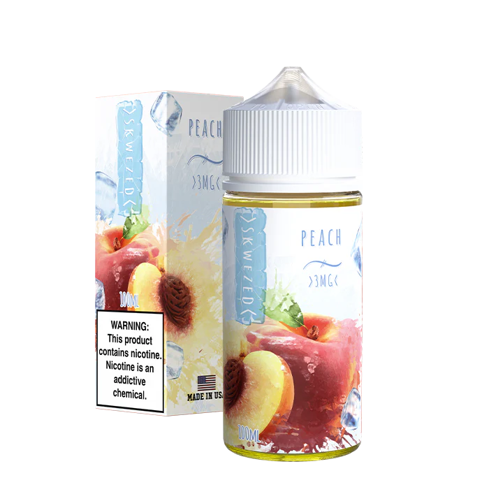 PEACH ICE 100ML - SKWEZED ICED