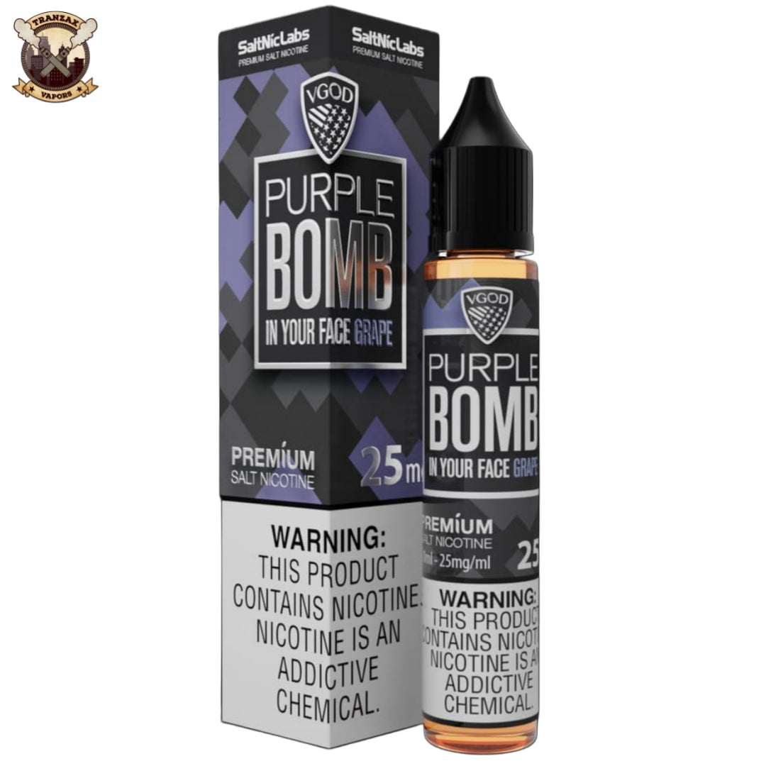 PURPLE BOMB 30ML - VGOD NON ICED SALT NIC