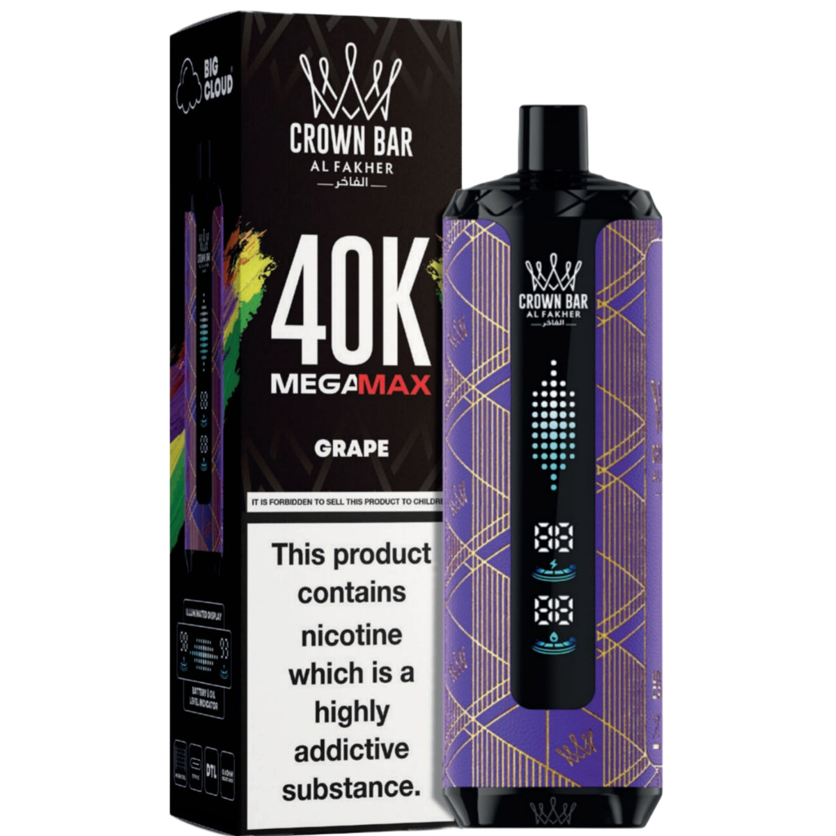 GRAPE - AL FAKHER MEGA MAX 40K DISPOSABLE