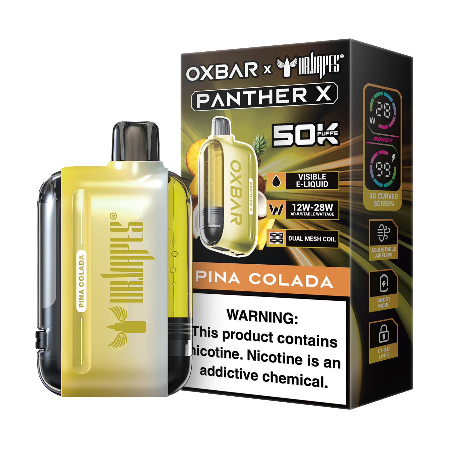 OXBAR PANTHER X DISPOSABLE 50K PUFFS