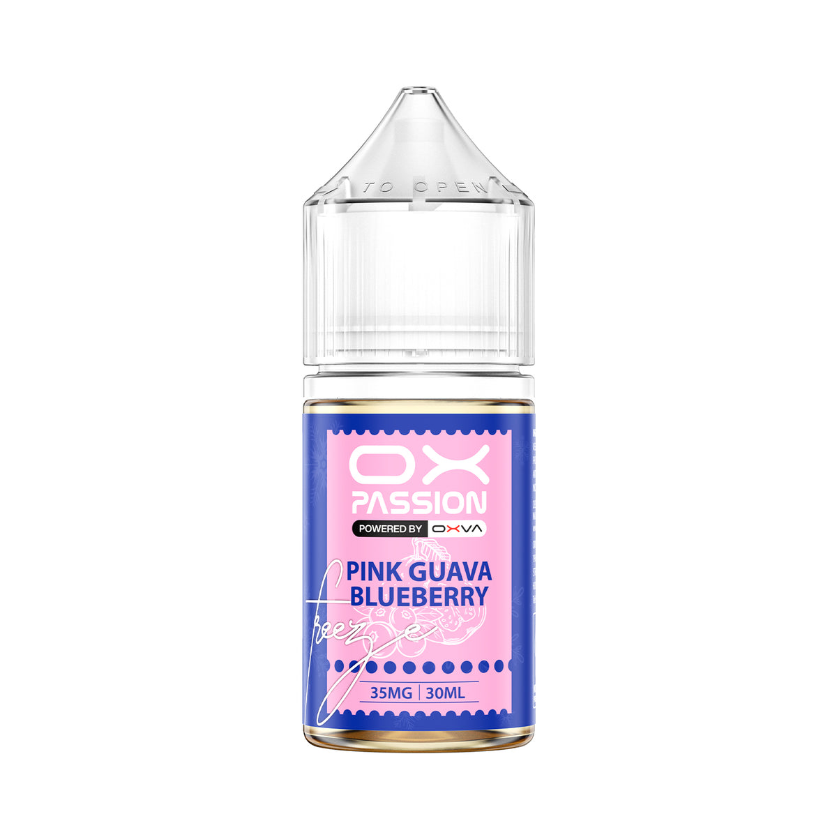 PINK GUAVA BLUEBERRY - OX PASSION SALT BY OXVA