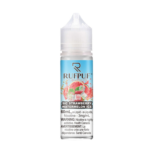 SIC STRAWBERRY WATERMELON ICE 60ML - RUFPUF FREE BASE