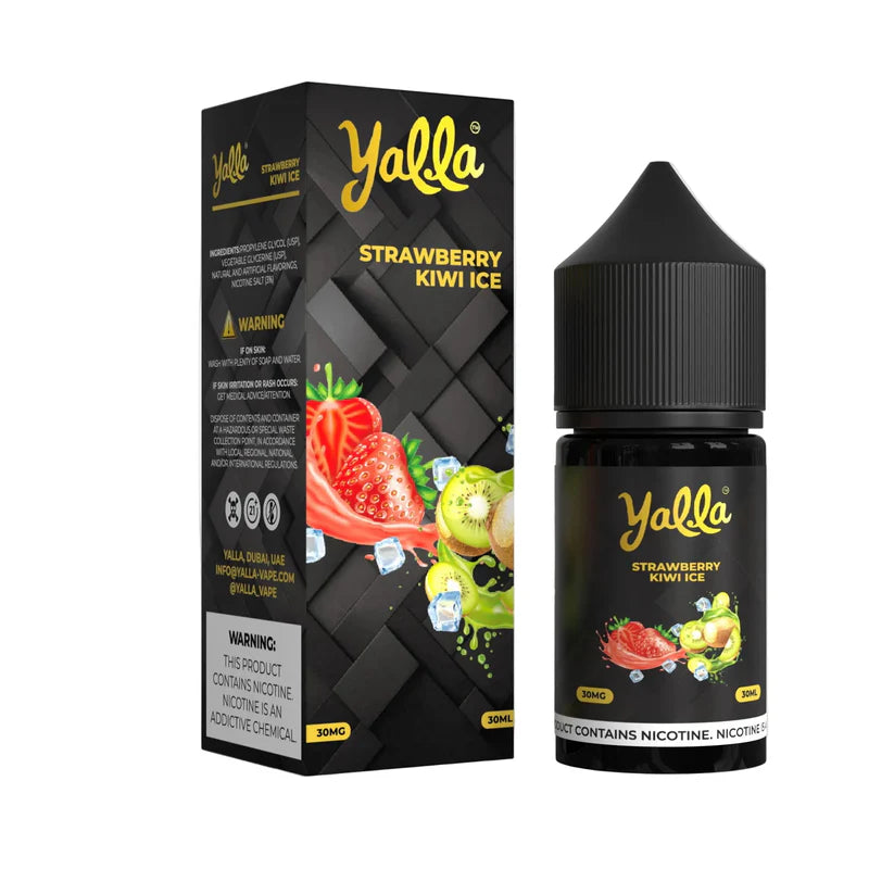 STRAWBERRY KIWI ICE 30ML - YALLA FUSION SERIES