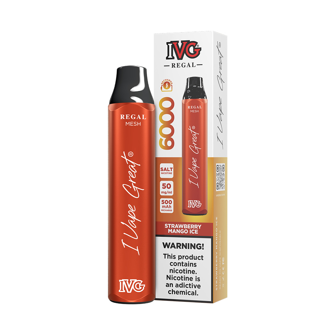 IVG REGAL 20MG DISPOSABLES 6000 PUFFS