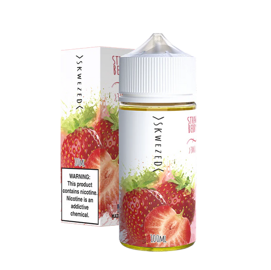 STRAWBERRY 100ML - SKWEZED NON ICED