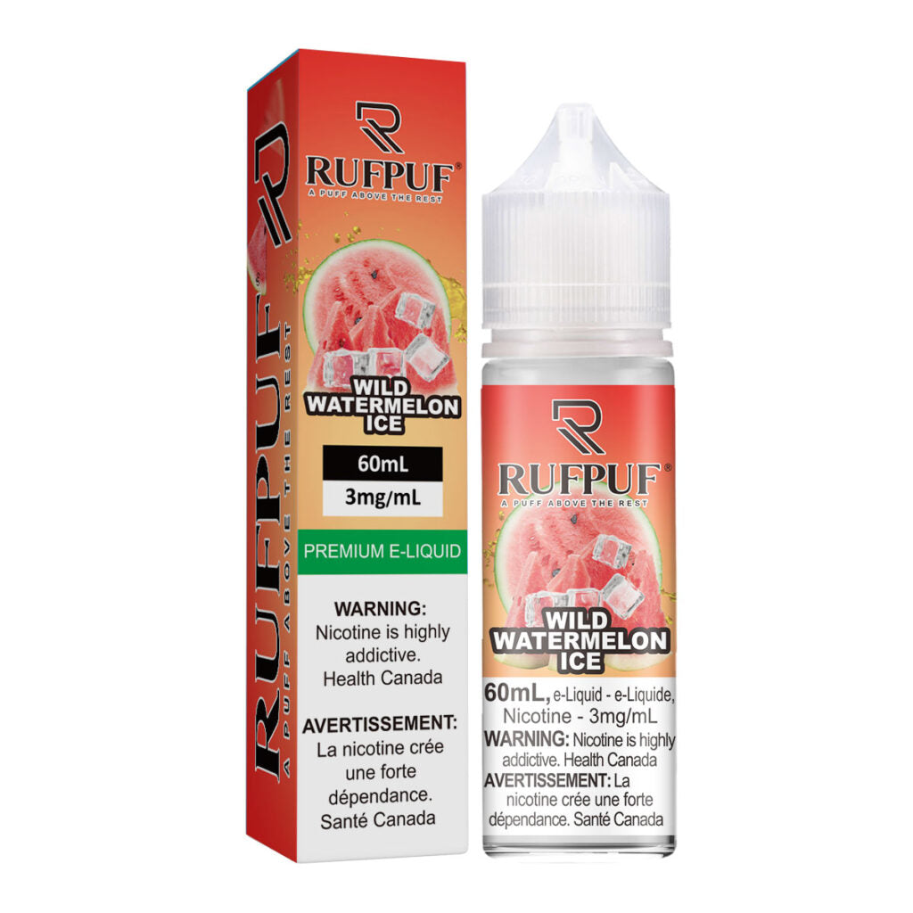 WILD WATERMELON ICE 60ML - RUFPUF FREE BASE