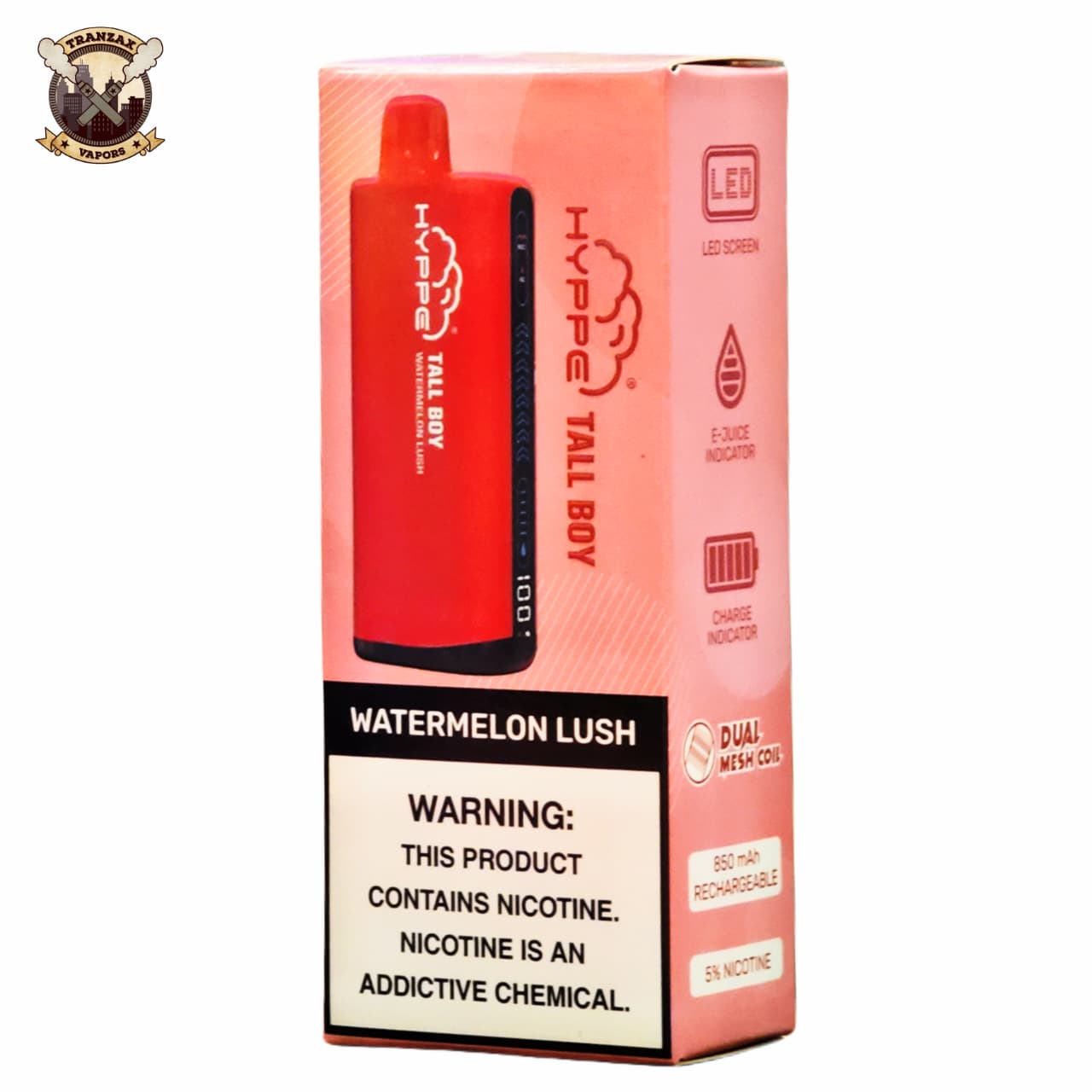 HYPPE TALL BOY DISPOSABLE 50MG 30K PUFFS