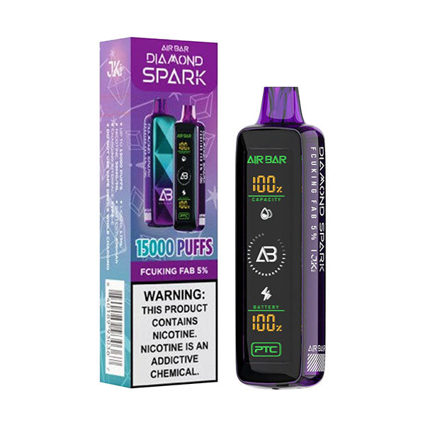AIR BAR DIAMOND SPARK DISPOSABLE 15K PUFFS 50MG