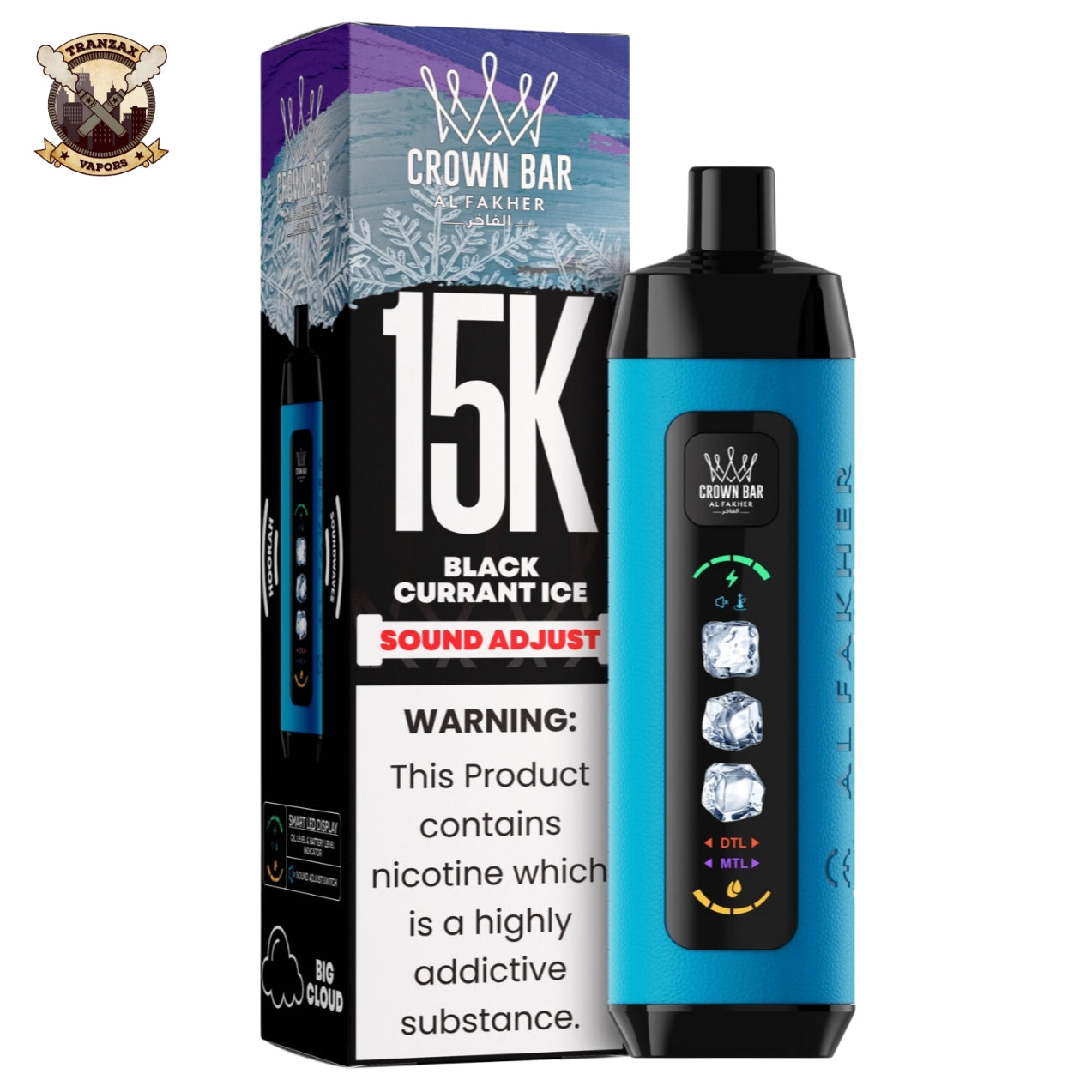 al fakher ice control crown bar hypermax