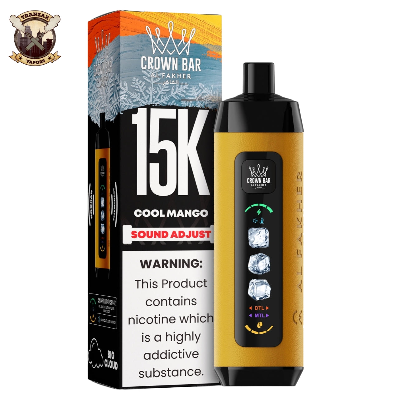 al fakher ice control crown bar hypermax