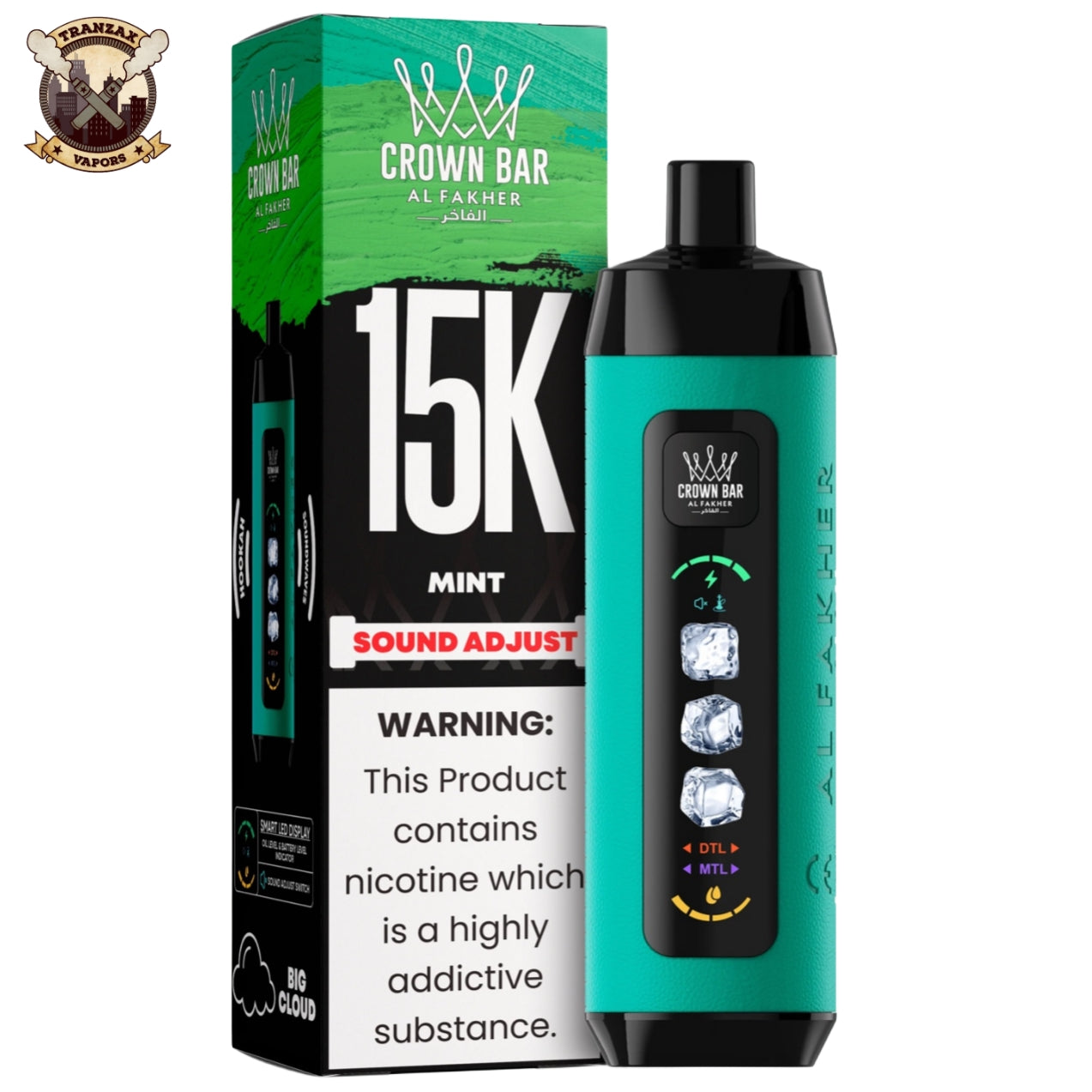 al fakher ice control crown bar hypermax