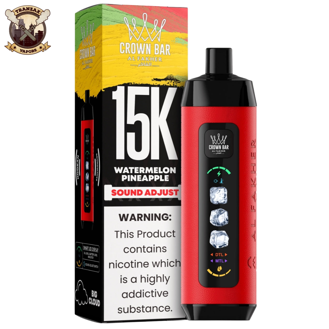 al fakher ice control crown bar hypermax