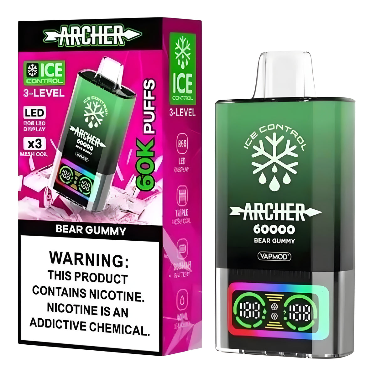 archer disposable 60k puffs