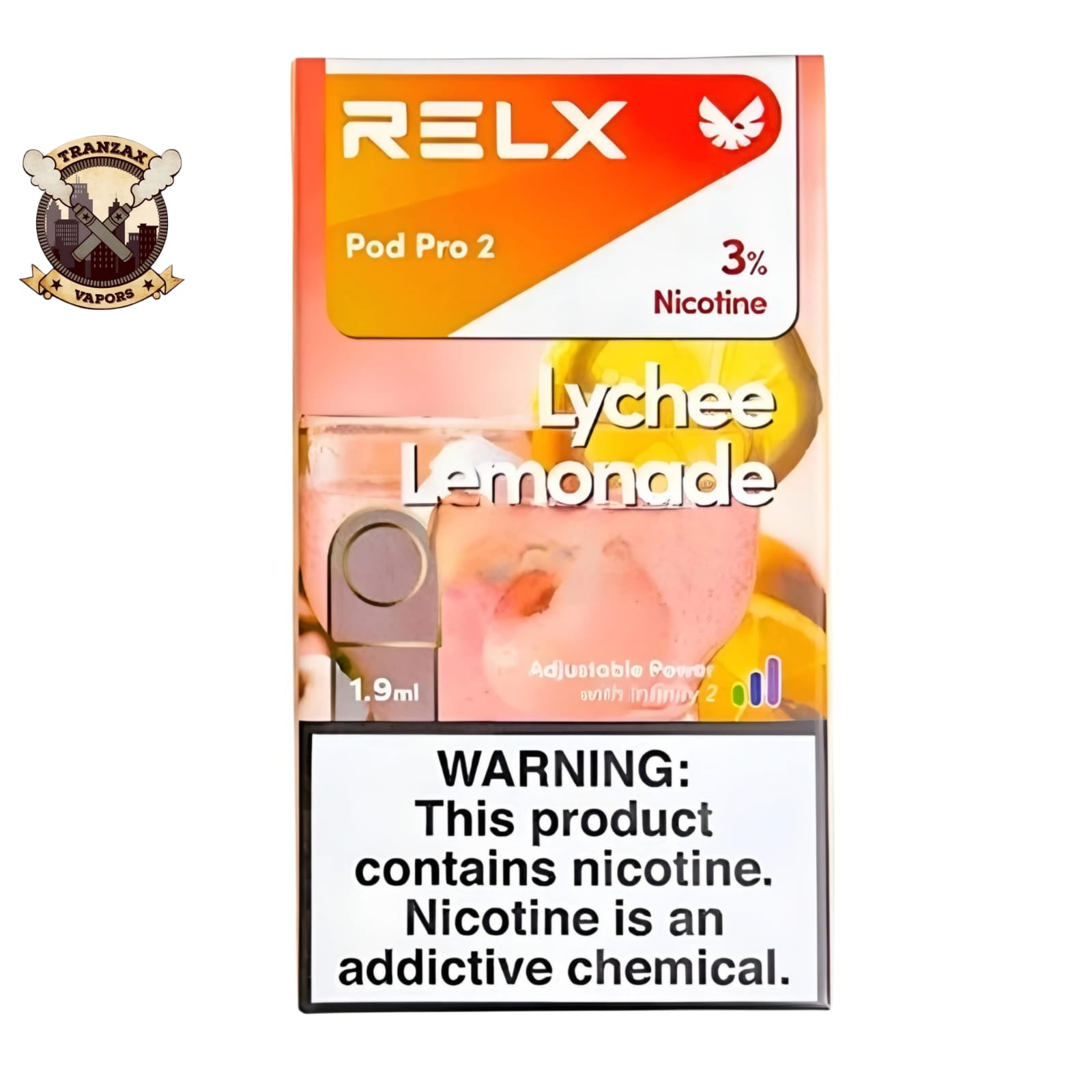 LYCHEE LEMONADE 30MG - RELX DISPOSABLE POD