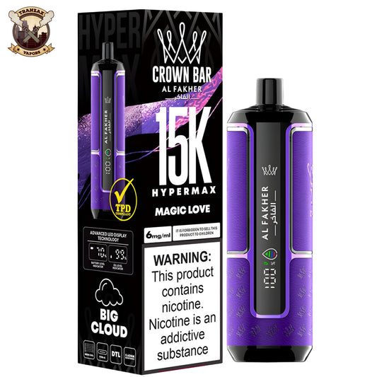 al fakher crown bax hypermax disposable 15k in pakistan