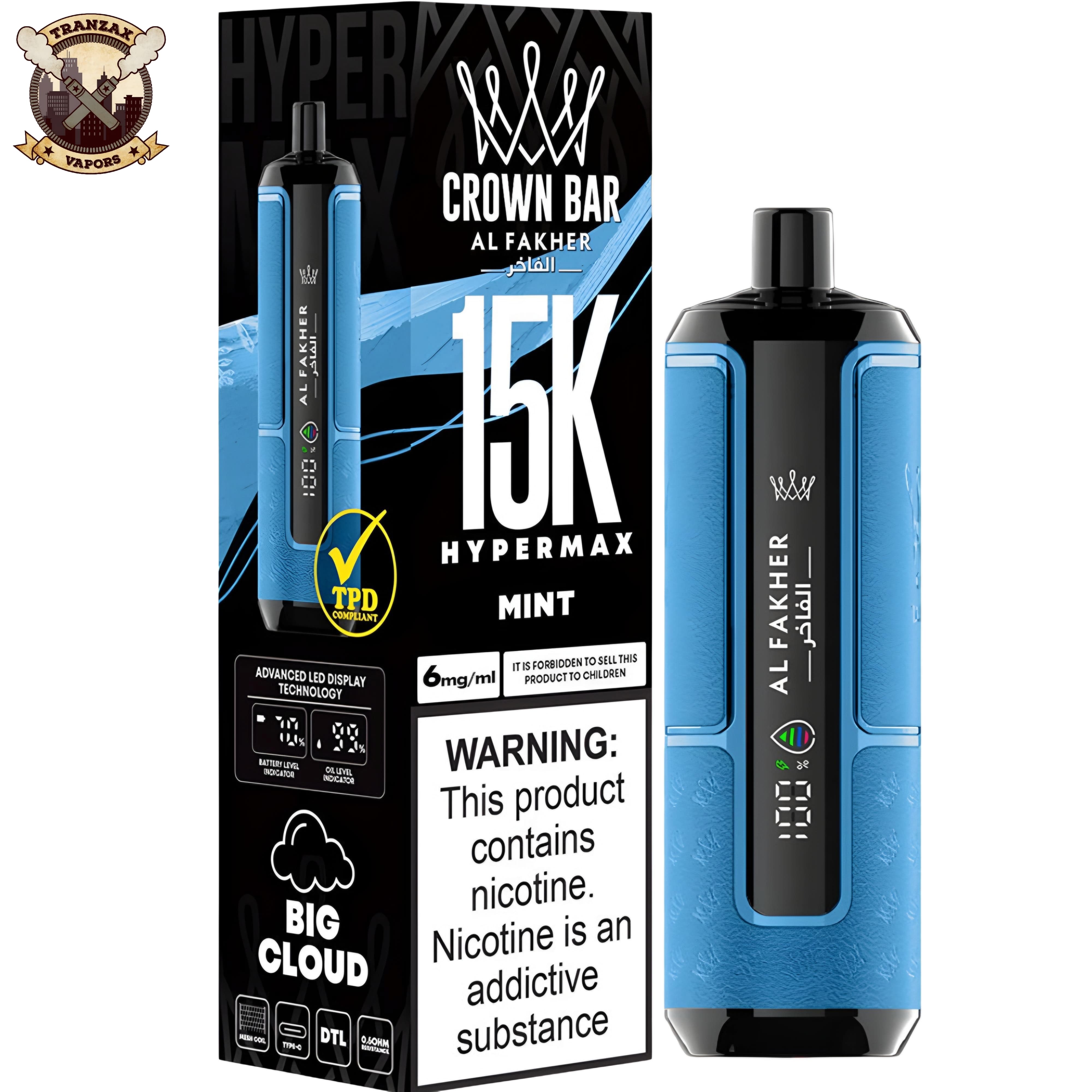 al fakher crown bax hypermax disposable 15k in pakistan