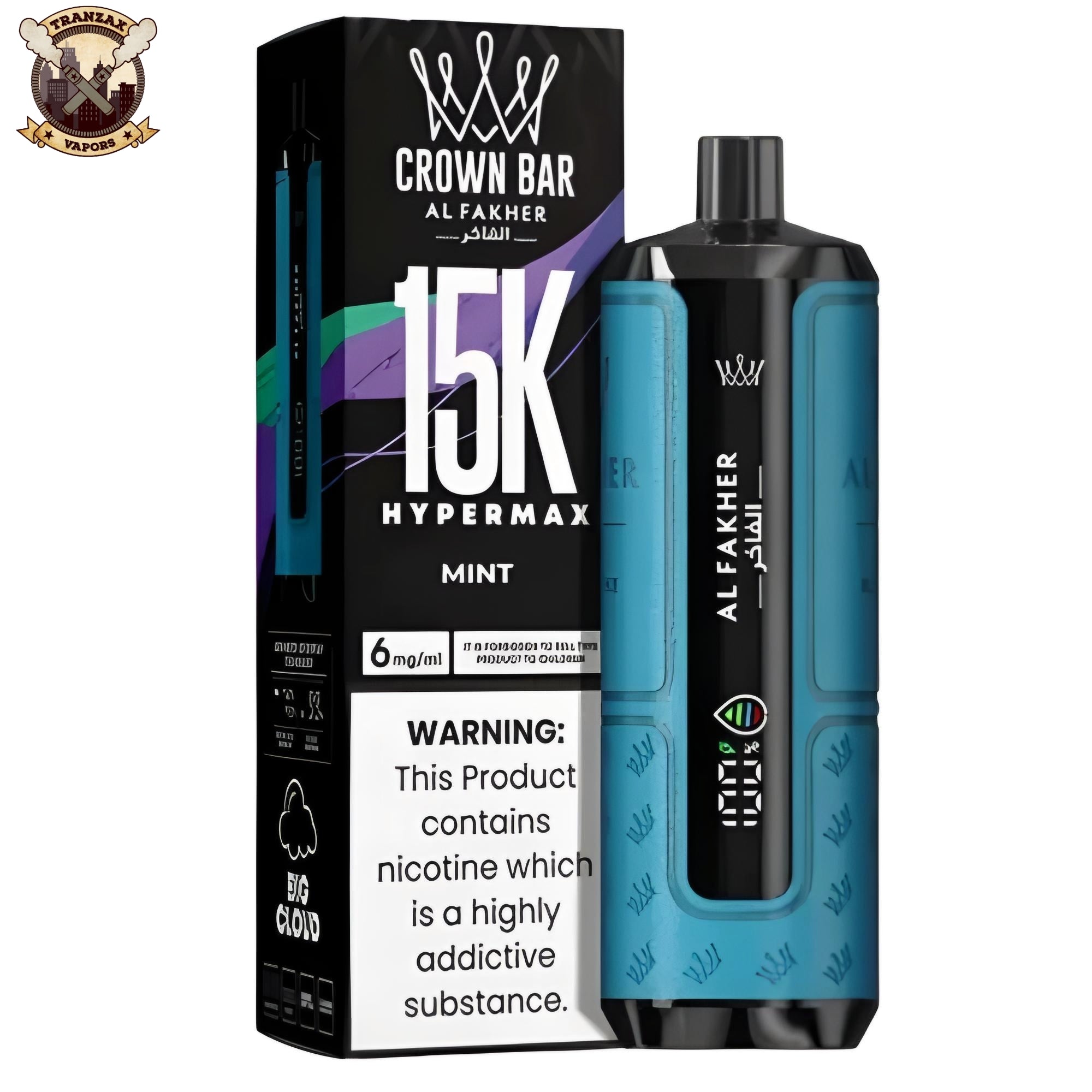 al fakher hypermax crown bar disposable