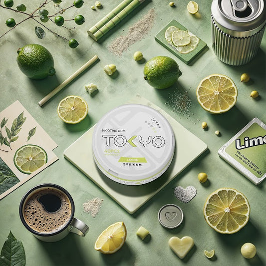 LEMON 2MG - TOKYO NICOTINE GUM 2MG 40PC PACK