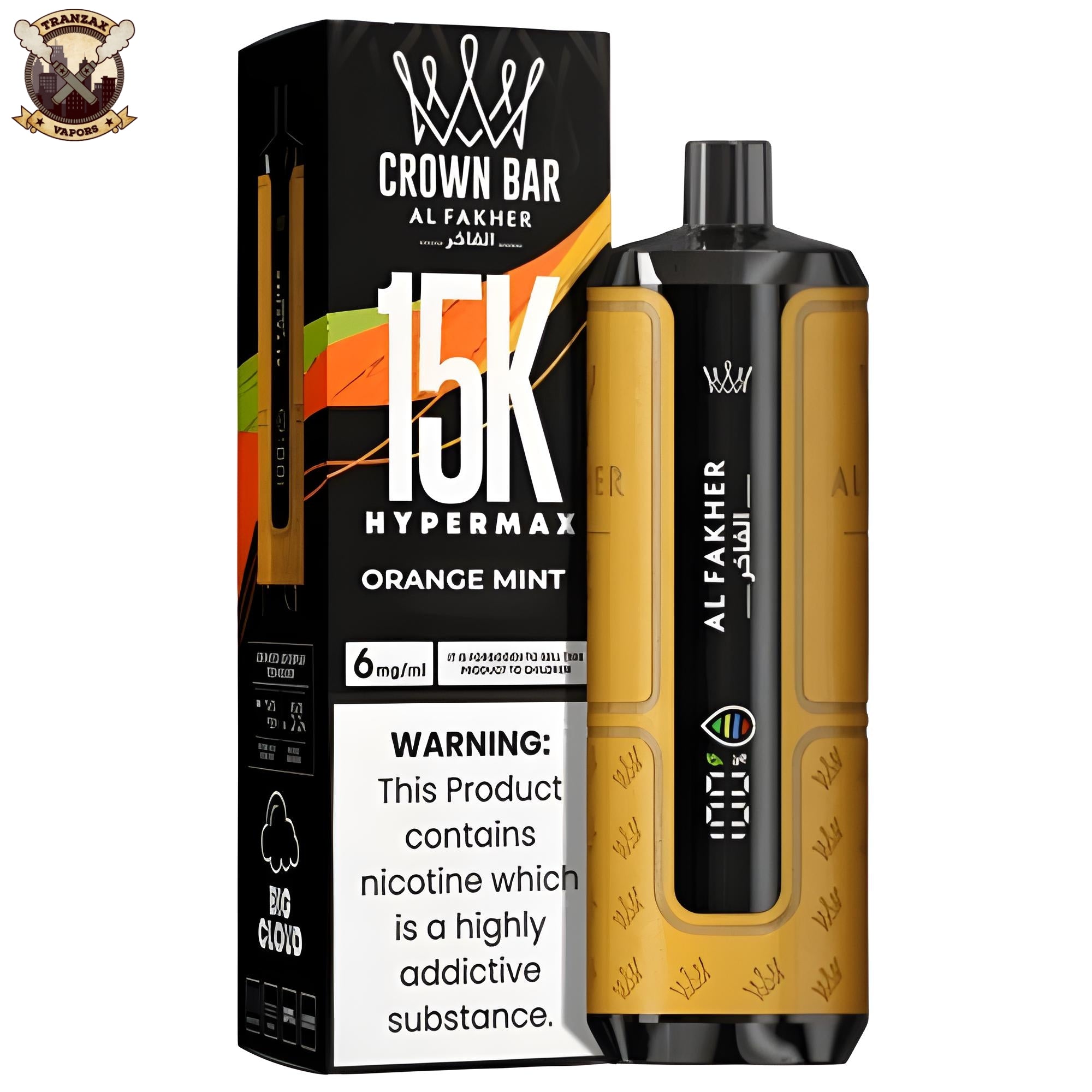 al fakher hypermax crown bar disposable