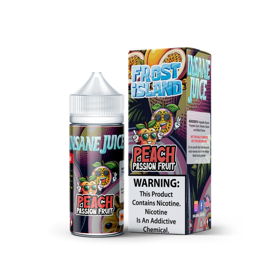PEACH PASSIONFRUIT ICE - INSANE JUICE