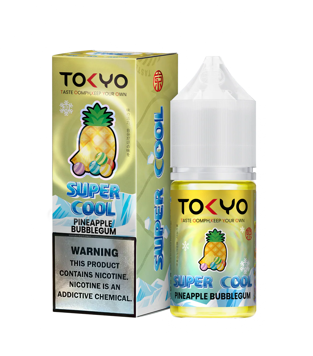 PINEAPPLE BUBBLEGUM ICE 30ML - TOKYO SUPER COOL