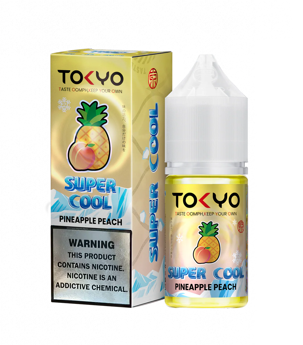 PINEAPPLE PEACH ICE 30ML- TOKYO SUPER COOL