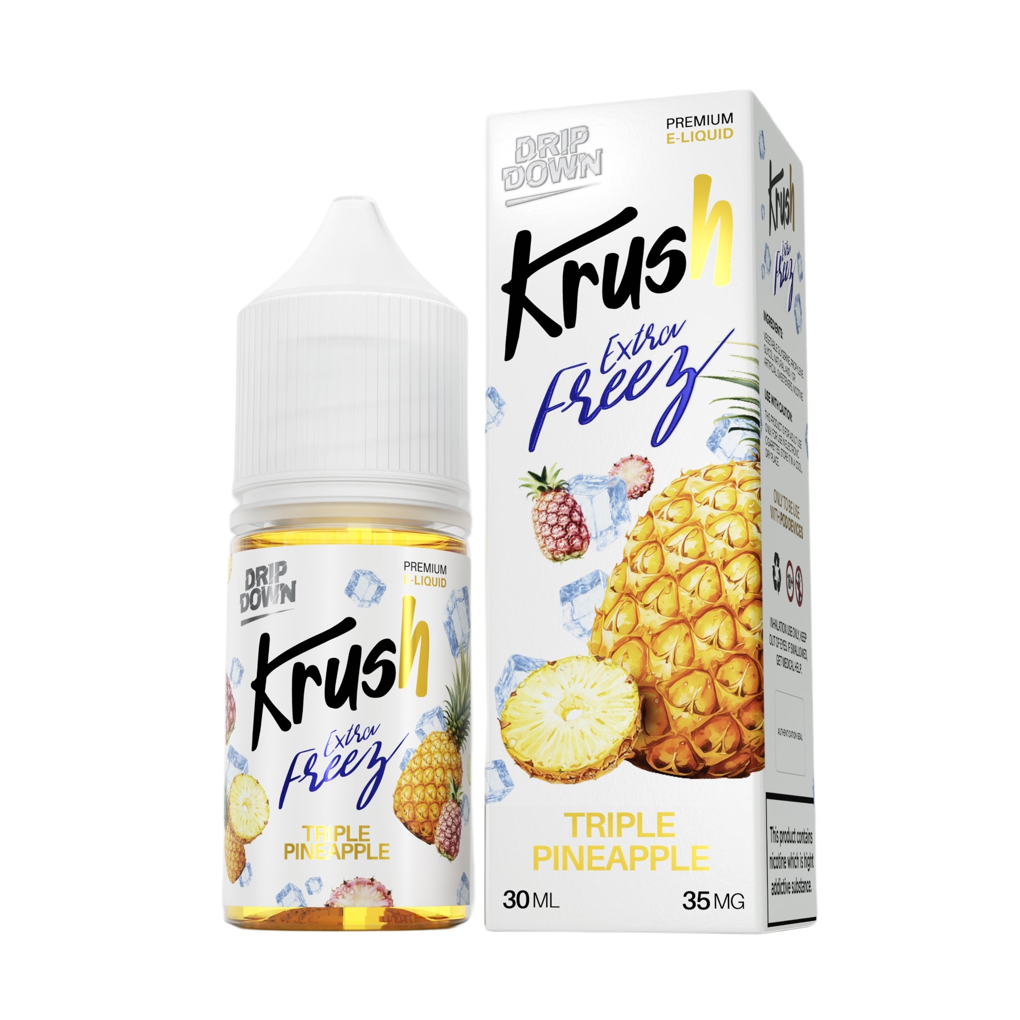TRIPLE PINEAPPLE 30ML - DRIP DOWN KRUSH EXTRA FREEZE