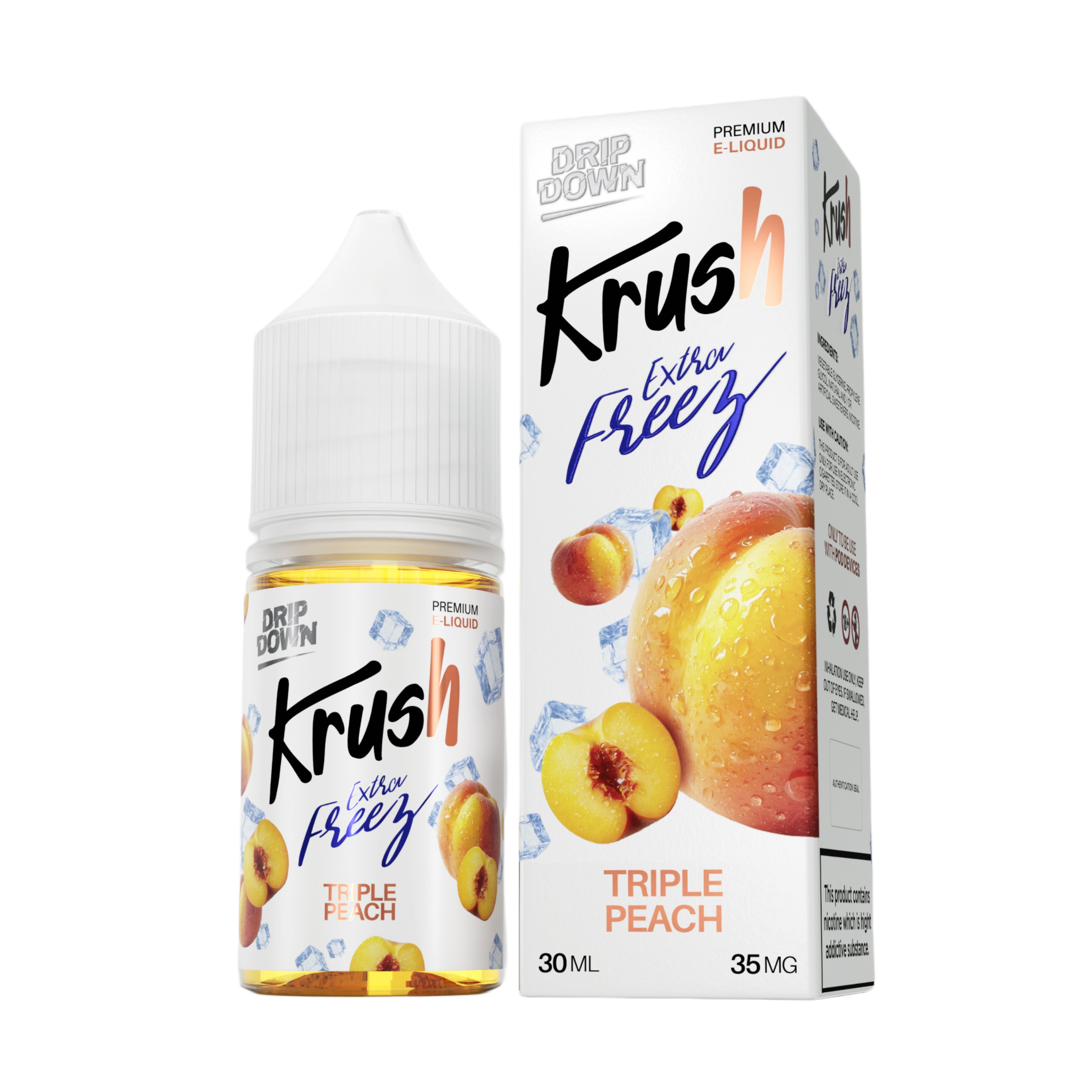 TRIPLE PEACH 30ML - DRIP DOWN KRUSH EXTRA FREEZE