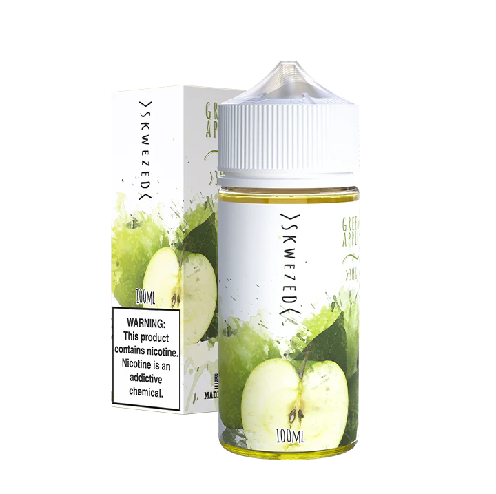 GREEN APPLE 100ML - SKWEZED NON ICED